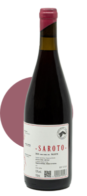 garrafa de saroto tinto